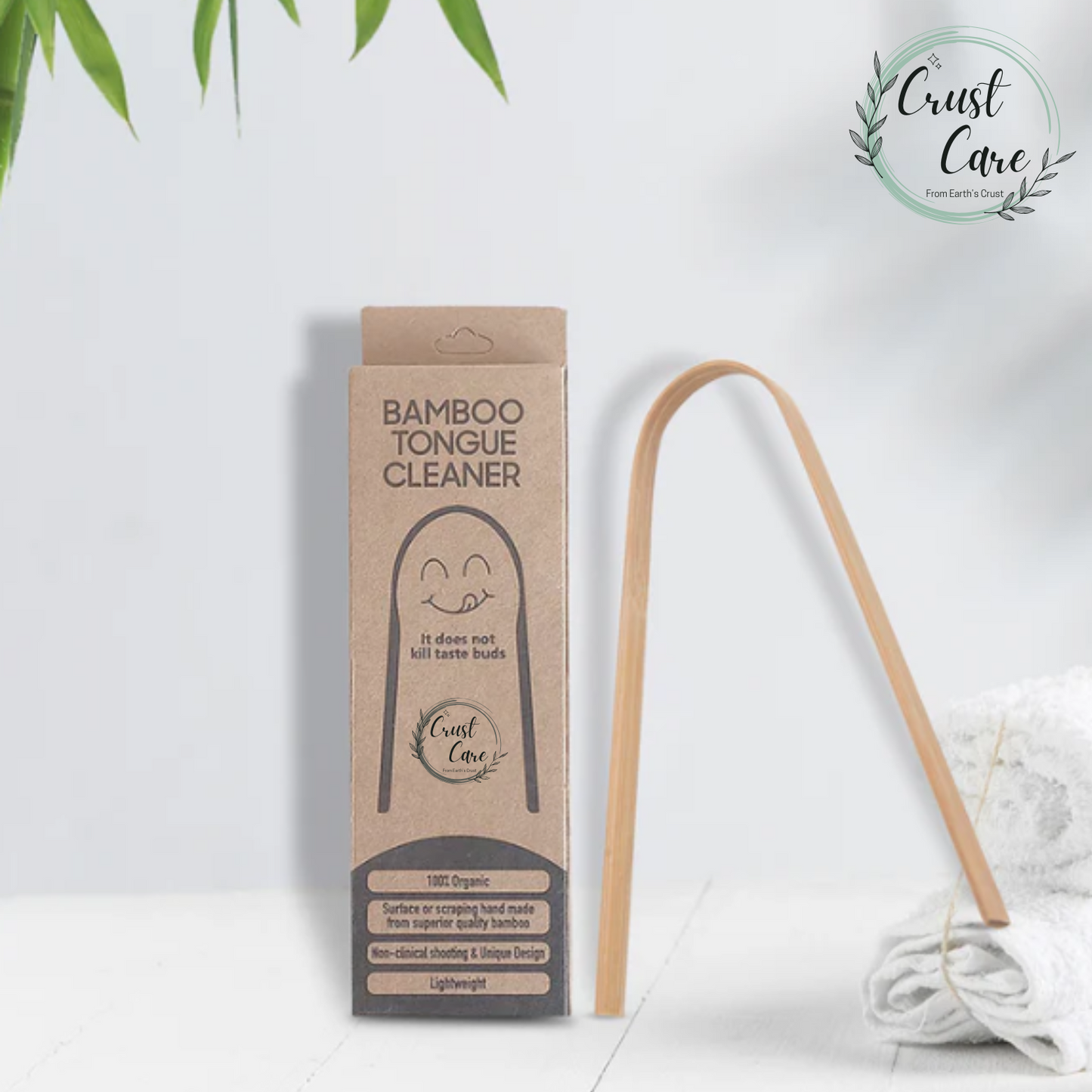 Crust care's " Bamboo Tongue cleaner"