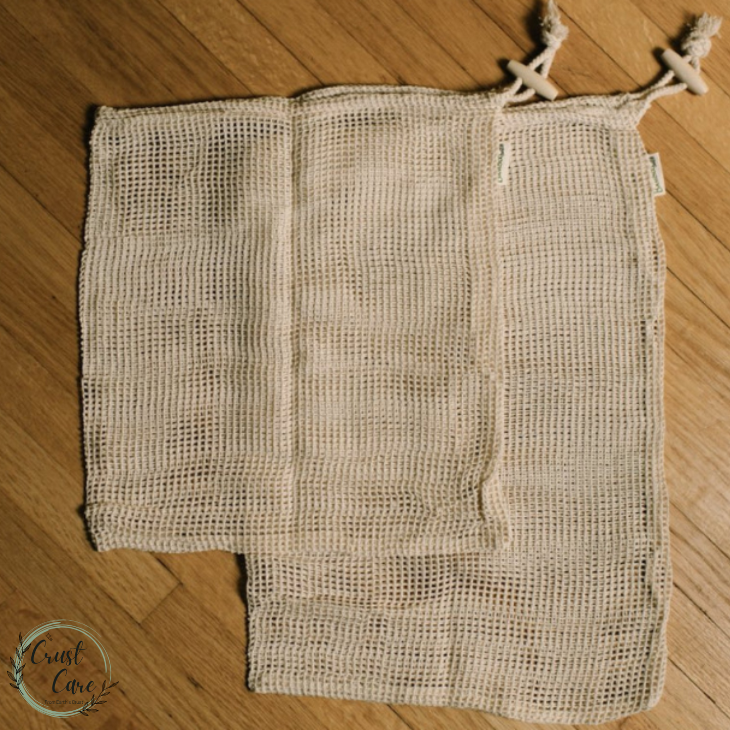 Organic Cotton Produce Bags | 2 Pack