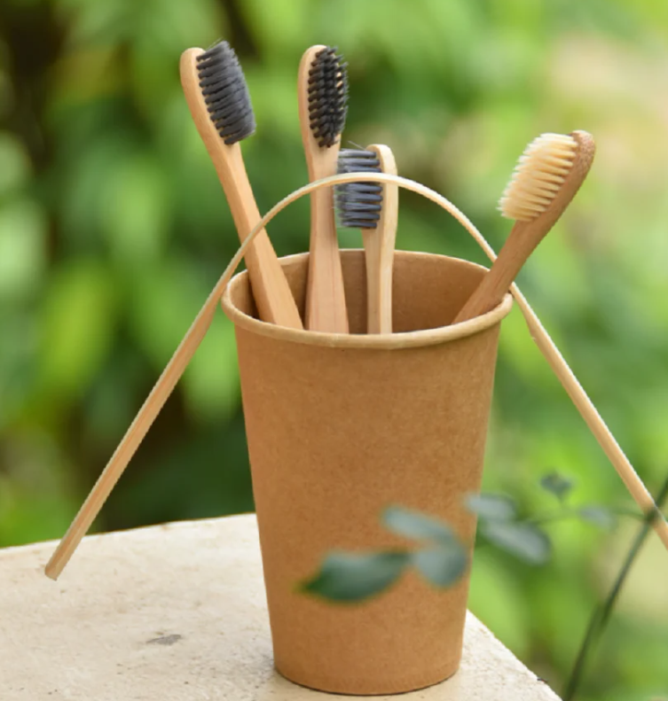 Crust Care's "Bamboo Tooth brushes Pack of 5"