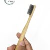 Pack of 10 Round Handle, Biodegradable Bamboo Toothbrush Family Pack (10-Pack), Color-Coded Bottoms, Individually Packed – Oral Care Set - Image 7