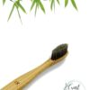 Pack of 10 Charcoal Biodegradable Bamboo Toothbrush Family Pack (10-Pack) with Charcoal Bristles, Individually Packed + 2 Free Bamboo Tongue Cleaners – Oral Care Set - Image 4